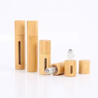 Flacon compte-gouttes en verre plat pour huile essentielle avec applicateur roll-on pour mascara, idéal pour emballage de produits capillaires et crèmes visage - Commande minimale 100 pièces