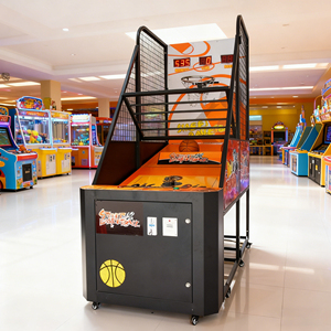 Macchina da Gioco Arcade Simulatore di Basket all'Ingrosso per Bambini, Distributore Automatico Mobile di <span class=keywords><strong>Giochi</strong></span> Arcade di Basket per Fec - Product Image 3