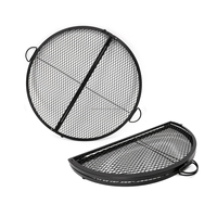 Barbecue au charbon de bois pliable personnalisé de 36 pouces avec grille de cuisson ronde pour camping