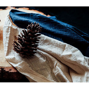 Classic Embroidered Linen Dinner Napkin Handmade 100% Linen for Home and Airplane Use Reusable and Convenient <b>Table</b> Setting - Product Image 3