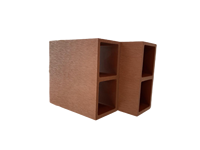 Columnas de Madera Plástica Compuesta (WPC) para Jardín, Resistentes al Agua, Tubos de Madera para Exteriores, Tubos para Techo