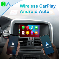STWEI Envío desde Europa Reproductor de Audio para Auto con Carplay Inalámbrico y Android Auto, Caja Decodificadora para VOLVO 2015-2019 S60 S80 XC60 V40 V70