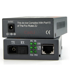 Convertidor de medios de fibra óptica HTB 3100 10/100M RJ45 A/B Transceptor de fibra 25KM A/B 3100 Convertidor de medios Equipo FTTH - Product Image 2