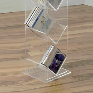 Tùy Chỉnh Nhiều Lớp Xách Tay Acrylic Tạp Chí Văn Học Giá Cuốn Sách Tài Liệu Plexiglas Chủ Danh Mục Kệ - Product Image 6