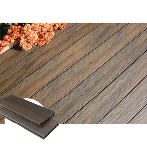 European Modern Wpc Decking Teak Co-Extrusion Brushed Acacia Wood <strong>Pvc</strong> Waterproof Indoor Outdoor Garden <strong>Floor</strong> Wood Plastic - Product Image 6