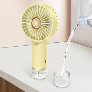 Ventilateur portable mini rechargeable à piles, brumisateur à main 3 vitesses pour hôtels, bureaux, extérieur et usage domestique - Product Image 2