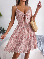 Robe Coton Lin «Hottie» Plage 2026 d'Été Élégante Décontractée pour Femmes Vêtements
