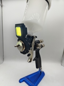 Pistola de pulverización de pintura de coche profesional LVMP forjada de nivel superior alimentación por gravedad para pintura a base de agua y solvente anticorrosión - Product Image 6