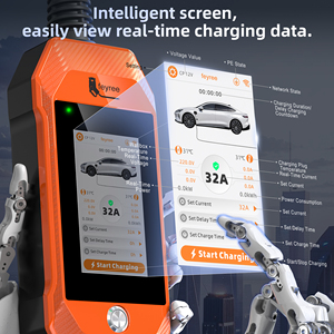 <span class=keywords><strong>Cargador</strong></span> Portátil para Vehículos Eléctricos Feyree de 7kw con Carga Rápida, WIFI, APP, Control Táctil Inteligente y Adaptador - Product Image 4