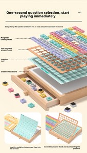 Tavola Magnetica in Legno con Numeri, Giocattolo Educativo Montessori per lo Sviluppo del Pensiero Matematico - Product Image 2