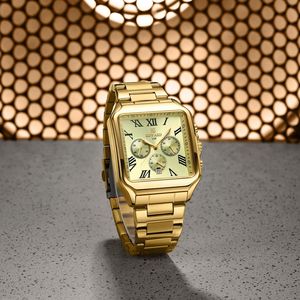 Reloj Deportivo Cronógrafo para Hombre REWARD RD812265M, Estilo Ejecutivo, Acero Inoxidable, Cuarzo, Resistente al Agua, con Fecha, Aleación - Product Image 1
