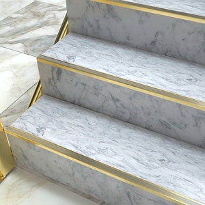 Profilé d'escalier moderne en alliage d'aluminium 6063, antidérapant, durable, écologique, résistant à l'eau, garniture de sécurité pour marches, garantie de plus de 5 ans - Product Image 2