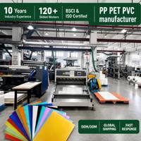 Feuille rigide transparente en PP, PET, PVC, film plastique à épaisseur uniforme, emballage en vrac, rouleau jumbo pour thermoformage