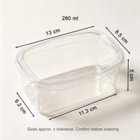 Vente en gros de boîtes à gâteau transparentes sans BPA, de qualité alimentaire, en PET, étanches, pour tiramisu