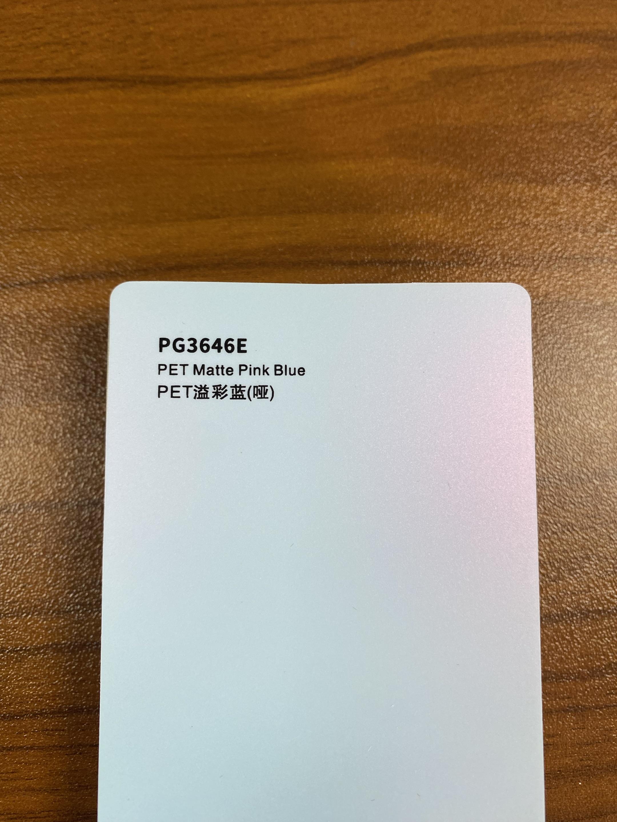 ARIIEX _ PG3646E _ PET Rose Mat Bleu