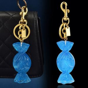 Nouvel Arrivage Porte-clés Bonbon Doré en Résine Pailletée, Breloque de Sac à Main, Accessoire de Mode pour Femme - Product Image 2