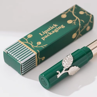 Boîte d'emballage de rouge à lèvres personnalisée en gros, boîte en papier cosmétique avec logo personnalisé, boîte cadeau recyclable pour l'emballage de rouge à lèvres et de maquillage