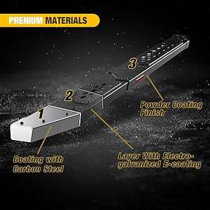 Calandre en maille design creux marches latérales en métal noir pour ford bonce 2021 - Product Image 5