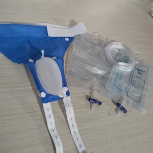 Silicone Urine Collection <b>Bag</b> 1000Ml Leak Proof For Men Women <b>Bed</b> Rest Disposable Medical Incontinence Care - Product Image 3