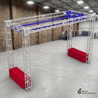 Precio de fábrica Nuevo truss de espiga para iluminación de escenario, plegable, negro, de metal y aluminio, para altavoces y sistemas line array, para iluminación de escenario DJ