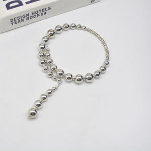 Gioielli 2025 alla moda YL catena collana collana <span class=keywords><strong>collare</strong></span> catena all'ingrosso girocollo <span class=keywords><strong>donna</strong></span> grossa perla geometrica di <span class=keywords><strong>perle</strong></span> - Product Image 4