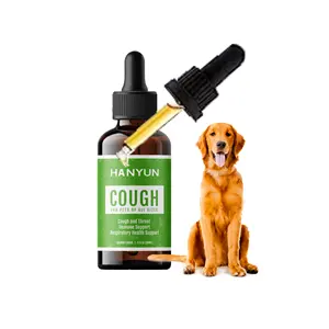 HANYUN liquido di supporto per la tosse per cani per alleviare la tosse integratori liquidi per la salute delle articolazioni per la tosse e il supporto immunitario della gola