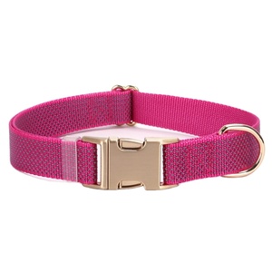 <span class=keywords><strong>Collar</strong></span> reflectante para perro, cadena de nailon de gama alta cepillada en oro claro, <span class=keywords><strong>collar</strong></span> para perro con patrón sólido - Product Image 2
