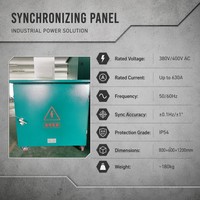 Armoire de contrôle de synchronisation Haowei HWTQ-400 à prix d'usine, 380V 400V 3P5W, double alimentation AC/DC 50Hz 60Hz, pour alimentation critique hospitalière