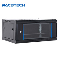 Armoire réseau murale 6U 9U 15U, 19 pouces, standard, pour DVR CCTV, avec PDU et ventilateurs