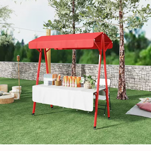Stand d'exposition extérieur personnalisé, capacité de charge de 150 kg, mobile et pliable, pour stands, foires, étagères de rangement - Product Image 4