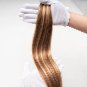 เทปต่อผมสีไฮไลท์แบบใส  ผมแท้บริสุทธิ์ เงางามตรงสวย  สำหรับร้านเสริมสวย - Product Image 6