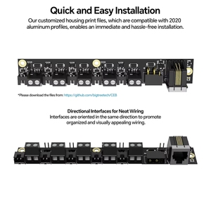 Carte d'extension CAN Bus Klipper ZYSY <span class=keywords><strong>CEB</strong></span> V1.0 avec résistance terminale sélectionnable 120R pour profilés aluminium <span class=keywords><strong>2020</strong></span>, pour imprimante 3D DIY - Product Image 2