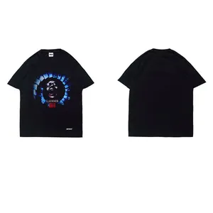 Hot New Products Originality Hip Hop Mens Clothing Custom Printing Black White T Shirts For Men