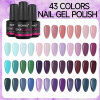 RONIKI OEM ODM Vernis Gel UV Personnalisé pour Ongles Naturels, Étiquette Privée, pour Salons de Manucure, Commande en Gros
