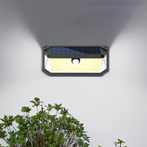 Solar Wall <b>Light</b> 416 <b>LED</b> Long Strip Outdoor Garden Lighting Motion <b>Sensor</b> Waterproof - Product Image 1