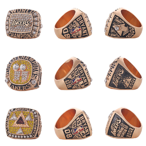 Ensemble personnalisé classique européen-américain de bagues de championnat <span class=keywords><strong>Lakers</strong></span> Kobe <span class=keywords><strong>Bryant</strong></span> (5) 2000-2001-2002-2009-2010 en alliage CMA - Product Image 2