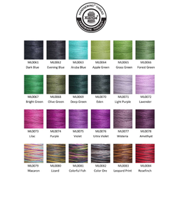 30 #(0.38mm) 360 m/rouleau de fil de polyester ciré Xiange couture à la main et fil ciré à coudre à la machine - Product Image 3