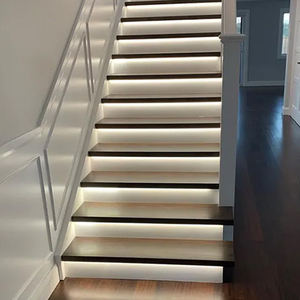 Sensor de movimiento Led, luz de escalera, tira de LED COB cortable, cableado Simple, tira de luces Led inteligentes para interiores, tira de luces de agua corriente VOC - Product Image 4