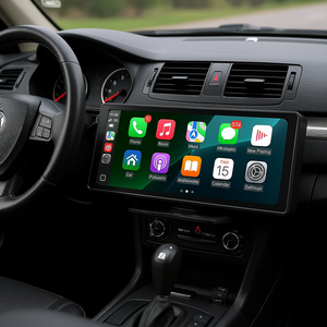 Autoradio universel 10 pouces avec CarPlay, Android Auto, Bluetooth, AM, FM, port AUX - Product Image 2