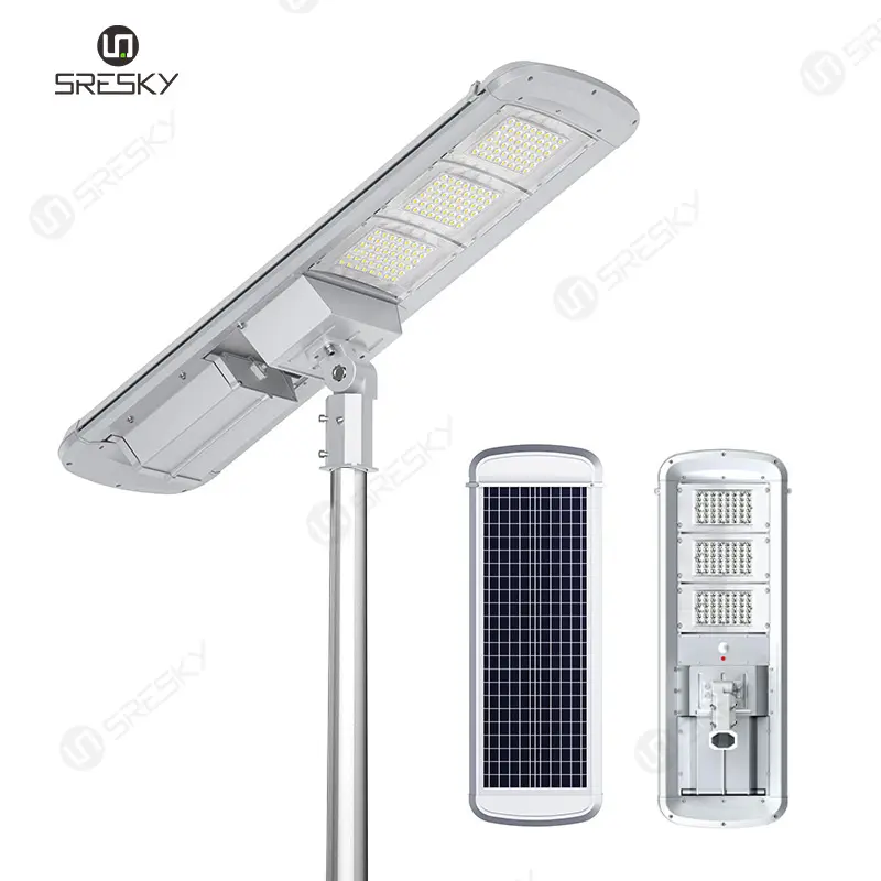 Sresky Hoge Kwaliteit Automatische Stof Vegen En Sneeuw Reiniging 80 Watt 60 W All In One Solar. Light