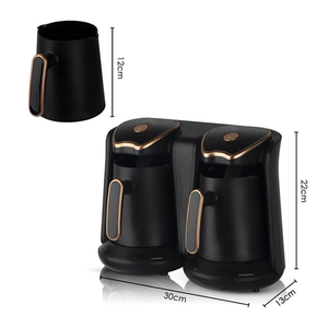 Portable 8-Cup Turkish <b>Coffee</b> Maker Fast Heat Slow Boil 250ml+250ml Capacity for Hotels Outdoor Use US Plastic Portable <b>Coffee</b> M - Product Image 4