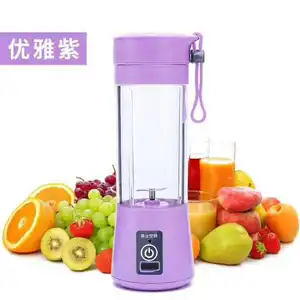 Smoothie Machine Electric Household Juice Maker Wireless ricaricabile Usb Mini frullatore portatile a mano per frutta