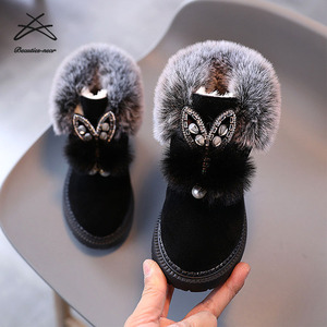 Botas infantis de inverno, botas para crianças, meninas, sapatos infantis, de pelúcia, tornozelo - Product Image 4
