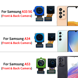 Caméra mobile en gros pour <span class=keywords><strong>Samsung</strong></span> A23 A23 A24 4G <span class=keywords><strong>A33</strong></span> 5G A34 A53 Caméra avant et caméra arrière Câble flexible Réparation de pièces de téléphone - Product Image 6