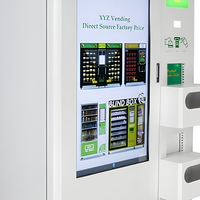 Distributeur automatique de nouilles instantanées 24h/24, service en libre-service, préparation automatique de ramen en gobelet, distributeur d'eau chaude avec écran tactile pour les commerces