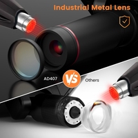 Echtes Foto AD407 Pro 7 Zoll 270X 4K Digitalmikroskop mit verbessertem 12,5 Zoll Metallständer LED-Beleuchtung Professionell für PCB/SMD