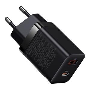 Baseus-<span class=keywords><strong>Chargeur</strong></span> rapide PD pour <span class=keywords><strong>iPhone</strong></span> 14, 13, X, Xs, Macbook, USB Type C, QC3.0, charge rapide 3.0, double port, 30W - Product Image 1