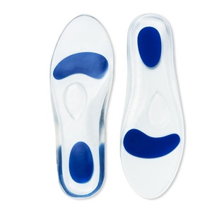 Plantillas de gel para fascitis plantar, soporte para el pie, almohadilla de silicona para el talón, plantillas para fascitis plantar, para alivio del dolor, absorbentes de impactos - Product Image 1