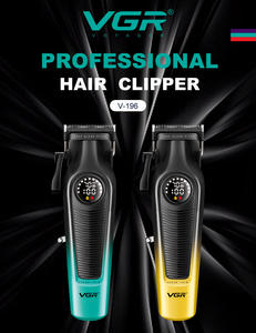 Nueva Máquina de Afeitar VGR V-196 a 7000 RPM con Pantalla Digital, Cortadora de Pelo Profesional Eléctrica <span class=keywords><strong>para</strong></span> Barbería - Product Image 6