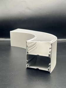 Гибочный светодиодный профиль, круглый алюминиевый профиль, светодиодная обработка с ЧПУ для изгиба, изогнутая алюминиевая экструзия - Product Image 2